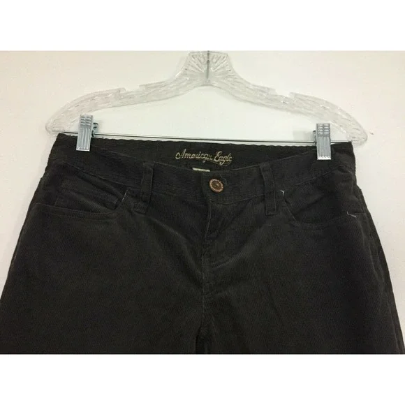 American Eagle Outfitters Jeans Women's Size 2 Brown Bootcut Corduroy - Picture 2 of 7